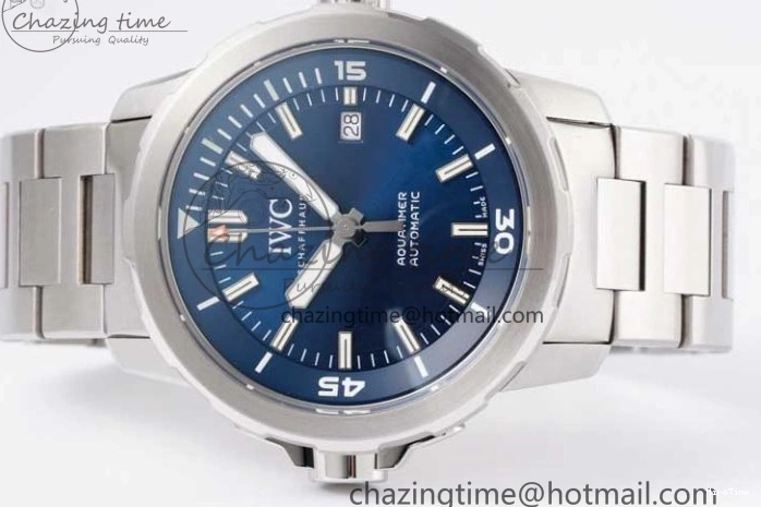 MIROTIME 0215 Versatile Aquatimer SS IW3290 V6SF 1:1 Best Edition Blue Dial on SS Bracelet A 7031